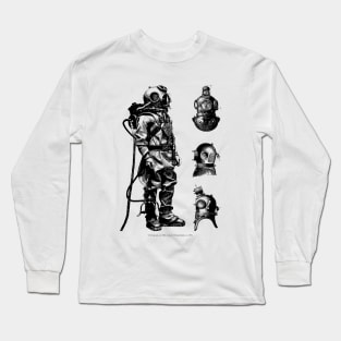 Vintage Deep Sea Diver Long Sleeve T-Shirt